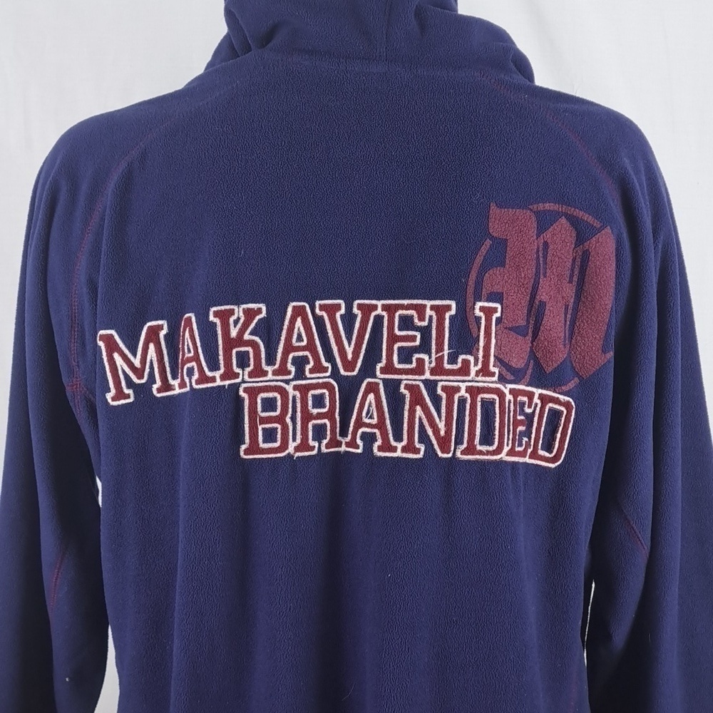 Vintage Y2K Makaveli Branded double-sided embroidered lightweight fleece hoodie